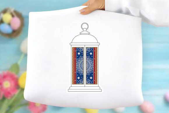 American Flag Decorative Lantern PNG: A Versatile, Print-Ready Design for Patriotic Projects