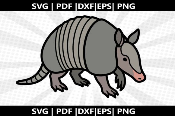 Armadillo SVG Cricut Cut File