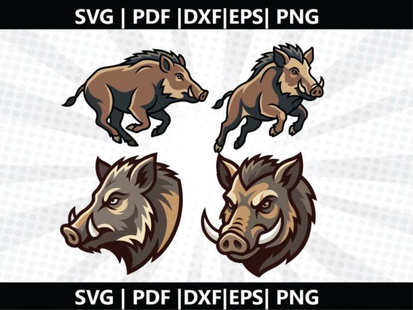 Boar Hunting SVG Cricut Cut File: Precision Craftsmanship for Modern Makers