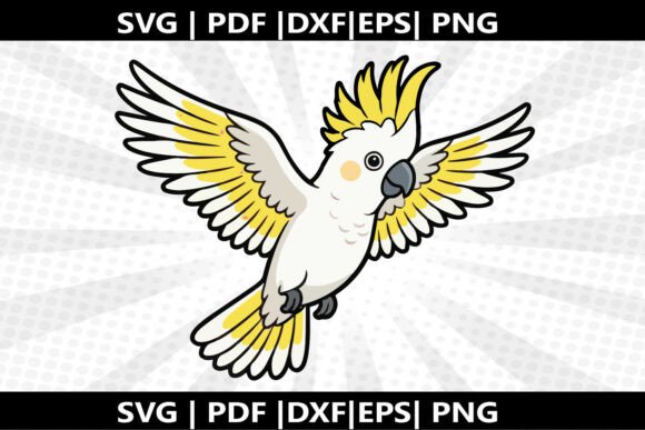 Bring Your Craft Vision to Life with the Cockatoo Parrot SVG Cricut Cut File