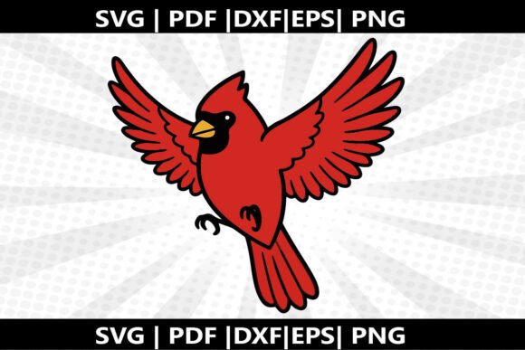 Cardinals Bird SVG Cricut Cut File