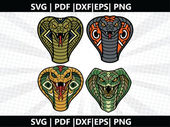 Cobra Head SVG Cricut Cut File