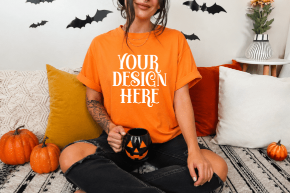 Comfort Colors 1717 Yam Fall Mockup