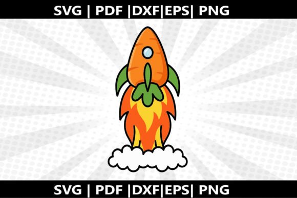 Create Stunning Crafts with the Carrot Rocket SVG Cricut Cut File — Precision, Versatility, and Creative Confidence