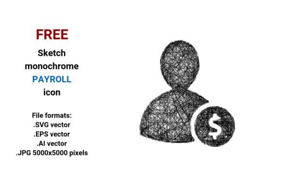 FREE Sketch Payroll Icon