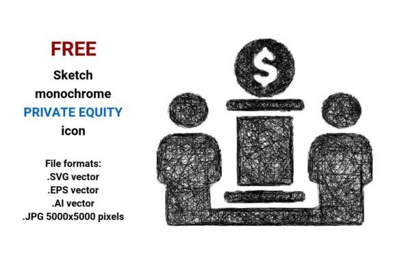 FREE Sketch Private Equity Icon