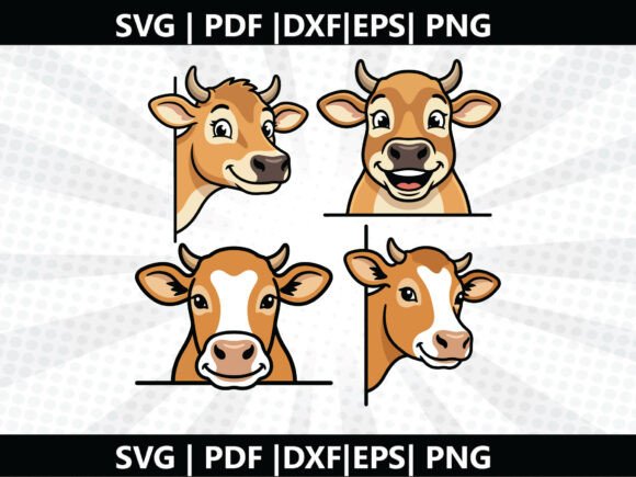 Jersey Cow SVG Cricut Cut File