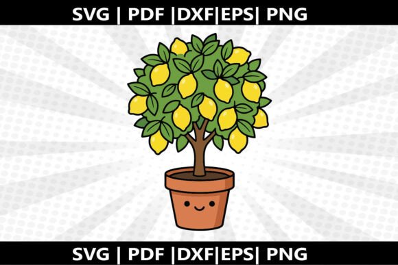 Lemon Tree SVG Cricut Cut File