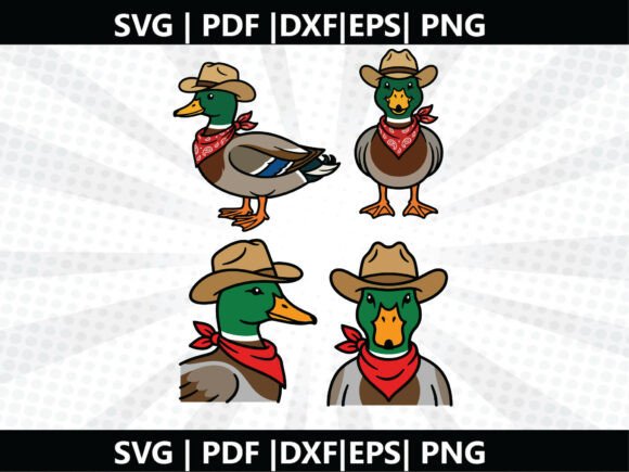 Mallard Duck SVG Cricut Cut File