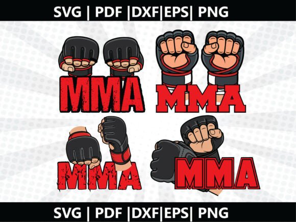MMA Fist SVG Cricut Cut File: A Versatile Digital Asset for Precision Crafters and Creative Entrepreneurs