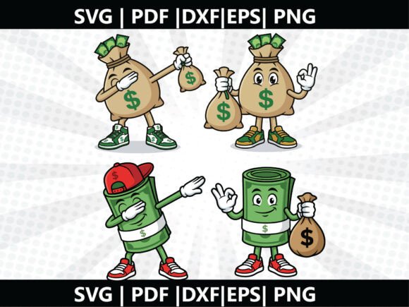 Money Roll SVG Cricut Cut File