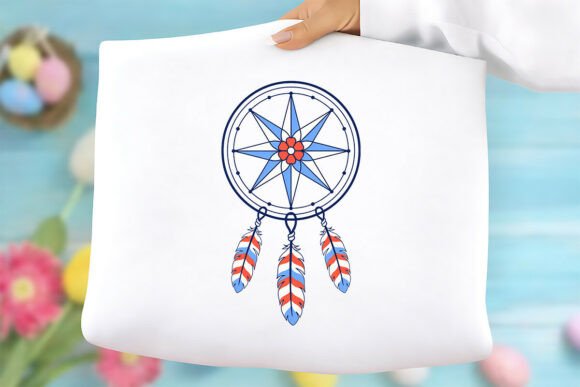 Patriotic Dreamcatcher PNG