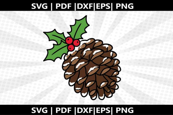 Pinecone Winter SVG Cricut Cut File: Your All-in-One Design for Cozy, Crafty Seasonal Projects