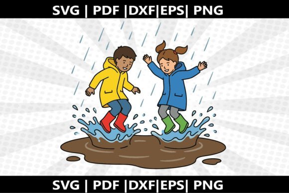 Puddle Jump SVG Cricut Cut File