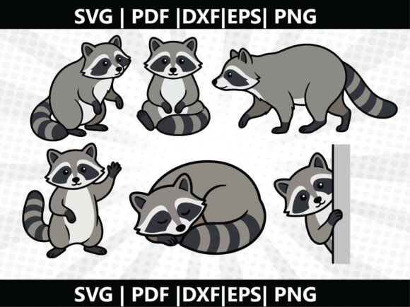 Raccoon SVG Cricut Cut File: Craft with Clarity, Charm, and Confidence