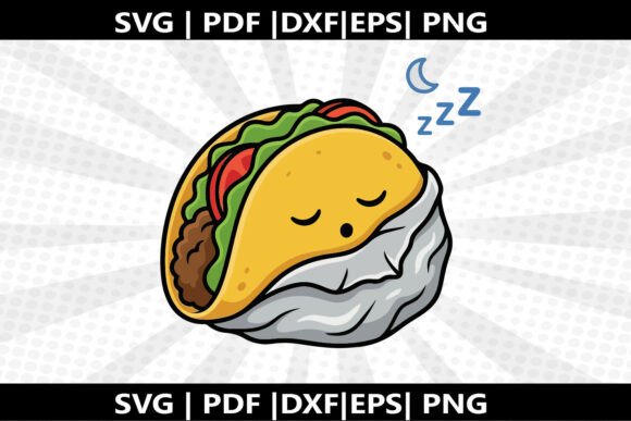 Sleepy Taco SVG Cricut Cut File: A Practical, Versatile Design for Crafters and Small-Business Makers