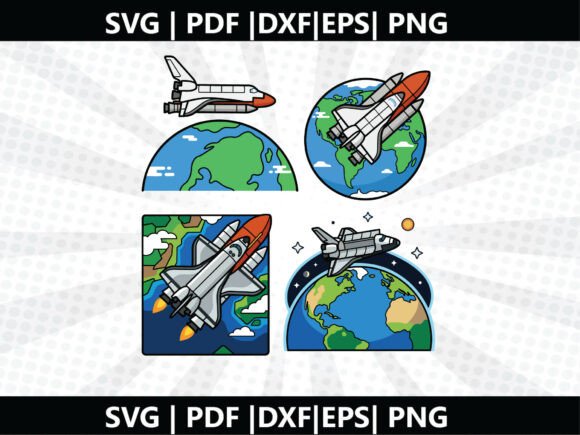 Space Shuttle SVG Cricut Cut File: A Versatile Vector Asset for Precision Crafting and Educational Design