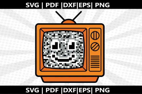 TV Static SVG Cricut Cut File