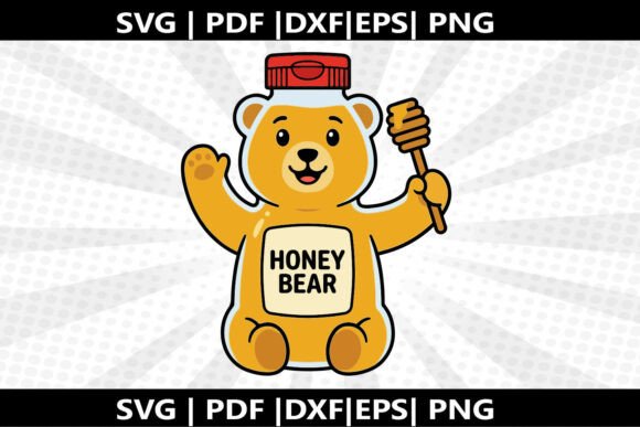 Unleash Your Creativity with the Honey Bear Bottle SVG Cricut Cut File